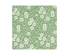 GREEN CALICO PAPER COCKTAIL NAPKINS