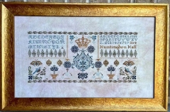 HUNTINGDON HALL CROSS STITCH PATTERN