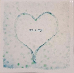 IT'S A BOY GREETING CARD