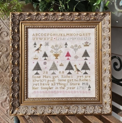 MB 1787 ANTIQUE REPRODUCTION SAMPLER Pattern