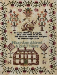 MARY ANN ALDRED SAMPLER Pattern