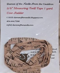 COW FODDER MEASURING TWILL TAPE 3/8"