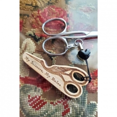 MY SCISSORS, MY RULES SCISSOR FOB