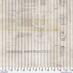 SEWING INSTRUCTIONS IN LINEN PWTH110.LINEN - SALE