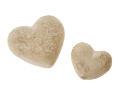 PAPER MACHE HEART - SMALL