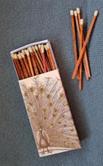 PEACOCK WOODEN MATCHES