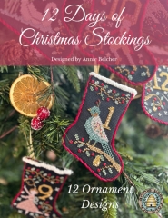 TWELVE DAYS OF CHRISTMAS STOCKINGS CROSS STITCH BOOK