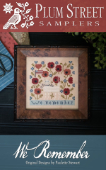 WE REMEMBER CROSS STITCH PATTERN