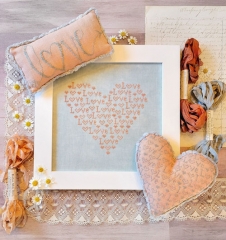 YOU'VE GOT THE LOVE CROSS STITCH KIT - 40 count (Includes Pattern)