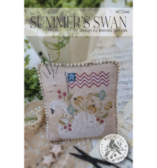 SUMMER'S SWAN CROSS STITCH PATTERN
