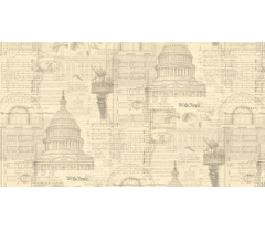 3 SISTERS AMERICANA PATRIOTIC PORCELAIN (Capitol) | Half Yard Fabric | 44373-11 PREORDER