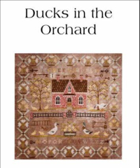 DUCKS IN THE ORCHARD Cross Stitch Pattern
