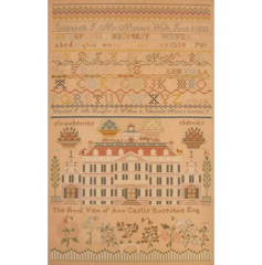 "ELIZABETH JM MEARS 1833" Cross Stitch Pattern