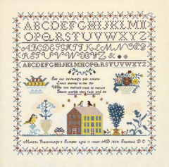 "MELISSA FRATENBURG, 1834" Cross Stitch Pattern