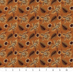 CHEDDAR & COAL III Fabric by Pam Buda R171473D-Cheddar