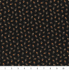 CHEDDAR & COAL III Fabric by Pam Buda R171474D-Black