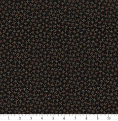 CHEDDAR & COAL III Fabric by Pam Buda R171480D-Black