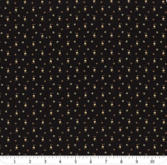 CHEDDAR & COAL III Fabric by Pam Buda R171481D-Black