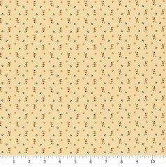CHEDDAR & COAL III Fabric by Pam Buda R171481D-Cream