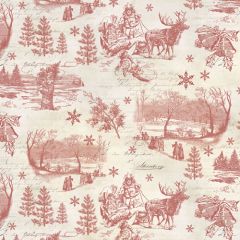 HOLIDAY NOSTALGIA Fabric Y4487-4 Light Red