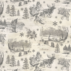 HOLIDAY NOSTALGIA Fabric Y4487-6 Gray