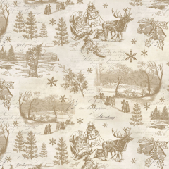 HOLIDAY NOSTALGIA Fabric Y4487-64 Light Caramel