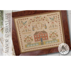 MANOR AT SWAN LAKE Cross Stitch Pattern