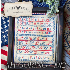 "AH GORING - 1912" Cross Stitch Pattern
