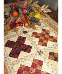 BUTTERNUT CROSSING TABLE RUNNER KIT (Pattern and Backing NOT Included)