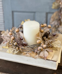 FALL'S FAREWELL CANDLE RING