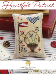 HEARTFELT PATRIOT Cross Stitch Pattern