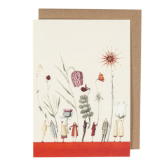 "CHELSEA ROW" Greeting Card by Laura Stoddart