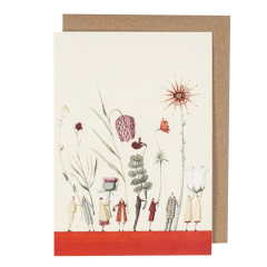 "CHELSEA ROW" Greeting Card by Laura Stoddart