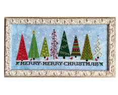 MERRY, MERRY CHRISTMAS Cross Stitch Pattern
