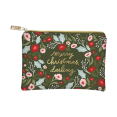 "MERRY CHRISTMAS, DARLING" SEWING NOTIONS BAG
