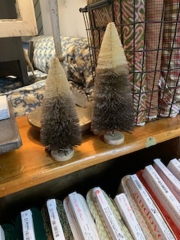 8" TAUPE BOTTLEBRUSH TREE