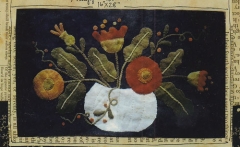 FLOWERS IN A PUMPKIN SHELL Applique Pattern