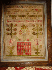 JANE STANWIX 1843 CROSS STITCH KIT - 36 Count Linen