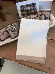 BEIGE NEUTRAL LINEN TOWEL