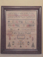 EMILY GRACE REID CROSS STITCH PATTERN - SALE