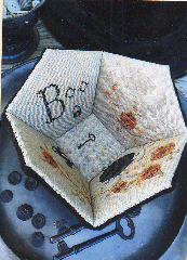 BOO SEWING BASKET CROSS STITCH DESIGN - SALE