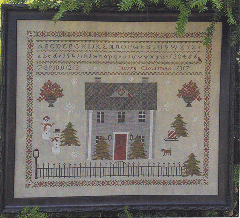 POINSETTIA MANOR CROSS STITCH KIT