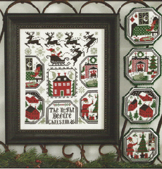 THE NIGHT BEFORE CHRISTMAS CROSS STITCH PATTERN