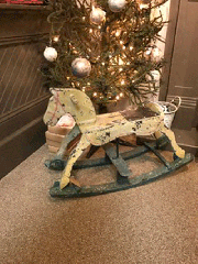 VINTAGE ROCKING HORSE